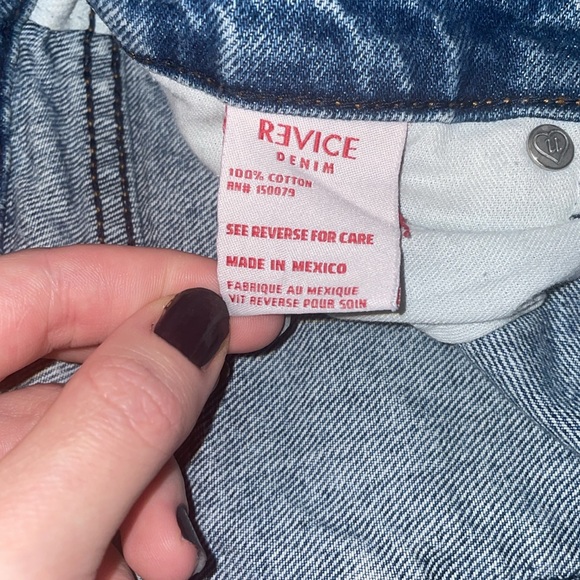 Asymmetric button jeans size 26 - Picture 6 of 6